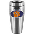 Clemson Tigers Steel Travel Mug